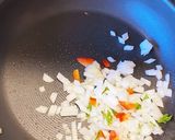 ガパオ風三色そぼろのスタミナ丼作り方4写真