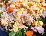 余ったひやむぎ、そうめんで！チャンプルー作り方8写真