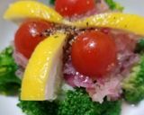 ブロッコリーとトマトの玉ねぎドレッシング作り方5写真