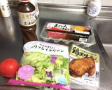 鶏チャーシューのトマタマサラダ作り方1写真