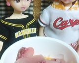 リカちゃん♡鯉の洗いサラダ ᗦ↞◃作り方4写真