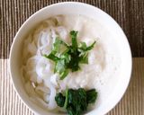 1人分レシピ：こんにゃく麺　長芋のせ作り方1写真