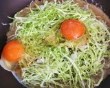 節約！！満腹キャベツ焼き♪作り方3写真