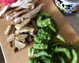 鯖缶とゴーヤたちのめんつゆ煮♡ヘルシー！作り方2写真