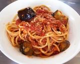 トマト缶で◎なすツナのトマトソースパスタ作り方6写真