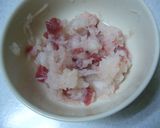 レタスの梅おろし和え。作り方1写真