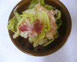 レタスの梅おろし和え。作り方2写真