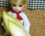 リカちゃん♡ちこりとなめこの赤だし味噌汁作り方1写真