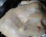 丸鶏をにんにく・塩・ごま油味で丸焼きに！作り方7写真