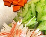 セロリとカニカマのポテトサラダ作り方3写真