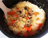 サバ缶と液体みその炊き込みご飯作り方5写真