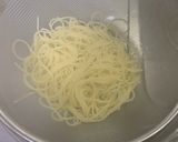さばの水煮缶と塩昆布の和風冷製パスタ作り方9写真