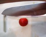 目から鱗(°д°)ミニトマトdeりんご作り方4写真