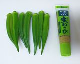 簡単一品！オクラと みょうが のごま和え作り方1写真