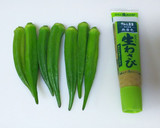 簡単一品！オクラと みょうが のごま和え作り方1写真