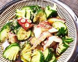 簡単！蛇腹キュウリとタコの酢の物作り方6写真
