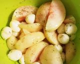 簡単☆美味しい☆桃のカプレーゼ作り方1写真