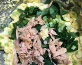 はんぺん小松菜ツナ焼き作り方2写真