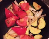 ズッキーニとチキンのトマト炒め作り方10写真