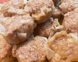 蒸籠不要☆フライパンで簡単焼きシュウマイ作り方4写真