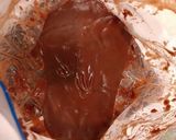 チョコクリーム、型も手作り、チョココロネ作り方12写真