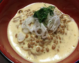 【混ぜるだけ】納豆と卵のふわふわ蕎麦作り方3写真