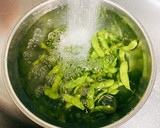 水なし！旨味凝縮！ 濃厚 焼き枝豆作り方2写真