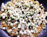 ナスのキーマカレーと夏野菜のスタミナ丼作り方4写真