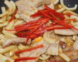 豚肉と筍（はちく）の生姜焼き作り方4写真