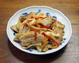 豚肉と筍（はちく）の生姜焼き作り方6写真