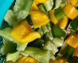 夏野菜のポン酢炒め作り方1写真