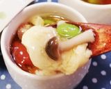 冷やし餡かけ梅茶碗蒸し♡レンチンで簡単♪作り方9写真