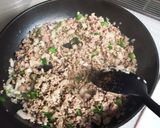 ひき肉と卵の三角バーグ作り方3写真
