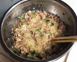 ひき肉と卵の三角バーグ作り方5写真