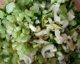 セロリの葉のきんぴら作り方1写真