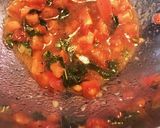 簡単☆トマトとバジルの冷製パスタ作り方2写真