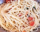 簡単☆トマトとバジルの冷製パスタ作り方4写真