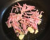 細切りベーコンと夏野菜のペペロンチーノ作り方8写真