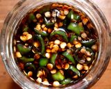 鰺のマース煮(塩煮) 発酵玉葱 青唐辛子作り方4写真