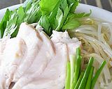 コリアンダー香るスープ！鶏肉のフォー♪作り方1写真