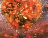 サーモンとアスパラトマトの冷製パスタ作り方2写真