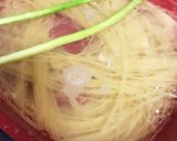 サーモンとアスパラトマトの冷製パスタ作り方3写真