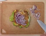 厚焼き卵トースト★okane作り方3写真