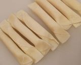 超簡単　餃子の皮でチーズスティック作り方8写真