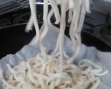 「焼うどん」用に、茹でうどんの下ごしらえ作り方9写真