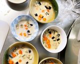 子供と一緒にレンジ肉なしシチュー風サラダ作り方13写真