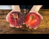 丸ごと桃 種の取り方&皮の剥き方♪作り方5写真