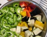 夏野菜たっぷりトマトチキンカレー作り方1写真