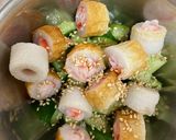 叩き胡瓜とちくかまの和風出汁和え作り方2写真