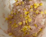 とうもろこし入り!鶏つくね照り焼き風作り方2写真